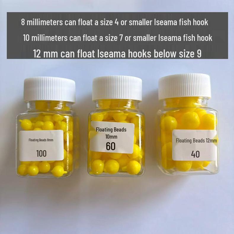 Fishing Rig Accessories: Short Leader Hook with Float Bead for Carp and Grass Carp