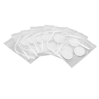 16pcs Electrode Patch Self Adhesive Reusable Replacement Round Electrode Pad for TENS Machine 1.2 Inch 2mm   0.08in