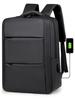 Herrars Affärsryggsäck för Laptop med USB, Rese- och Skolväska med Stor Kapacitet