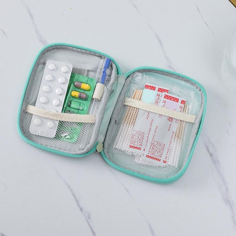 First Aid Bag,Empty First Aid Pouch,Mini Portable Medicals Bag for Outdoor Multifunction Emergency Medicine Storage Bag