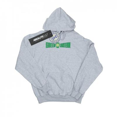 Mens Green Lantern Text Logo Hoodie