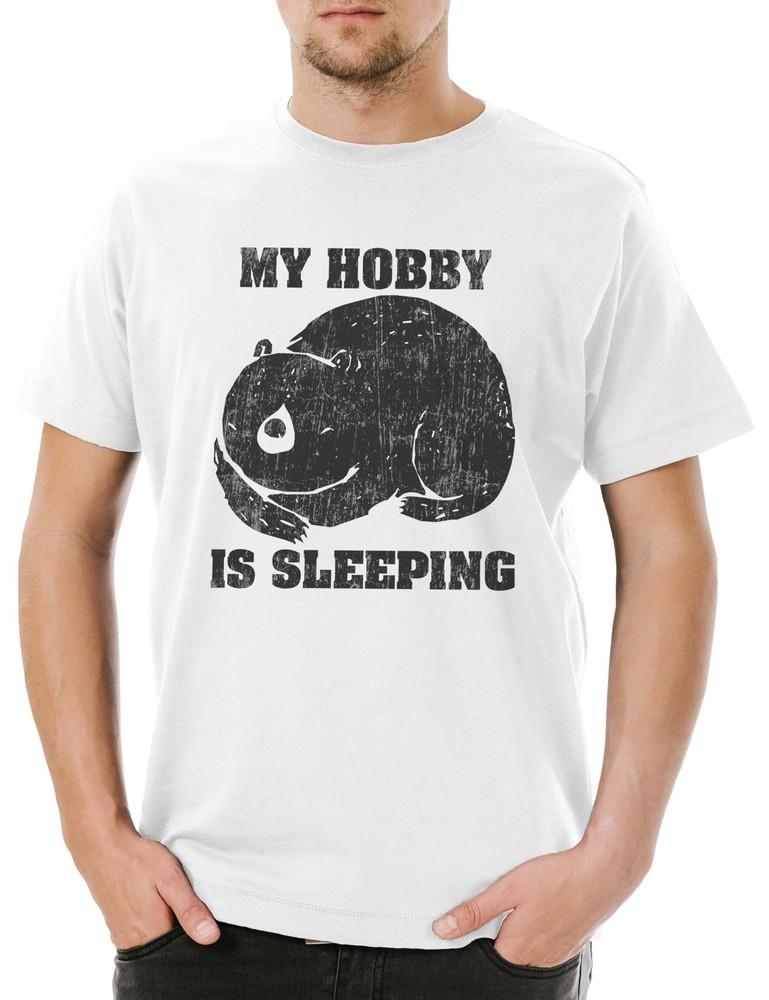 

My Hobby Is Sleeping Men s T-Shirt Sleep Sleep Chill Chiller Relaxing Sleep S