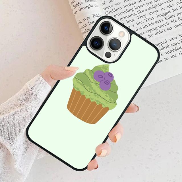 

Matcha Cake Phone Case For iPhone 17 Air 15 16 Cover 11 13 14 Pro Max 12 Plus Max Fundas iPhone 14plus