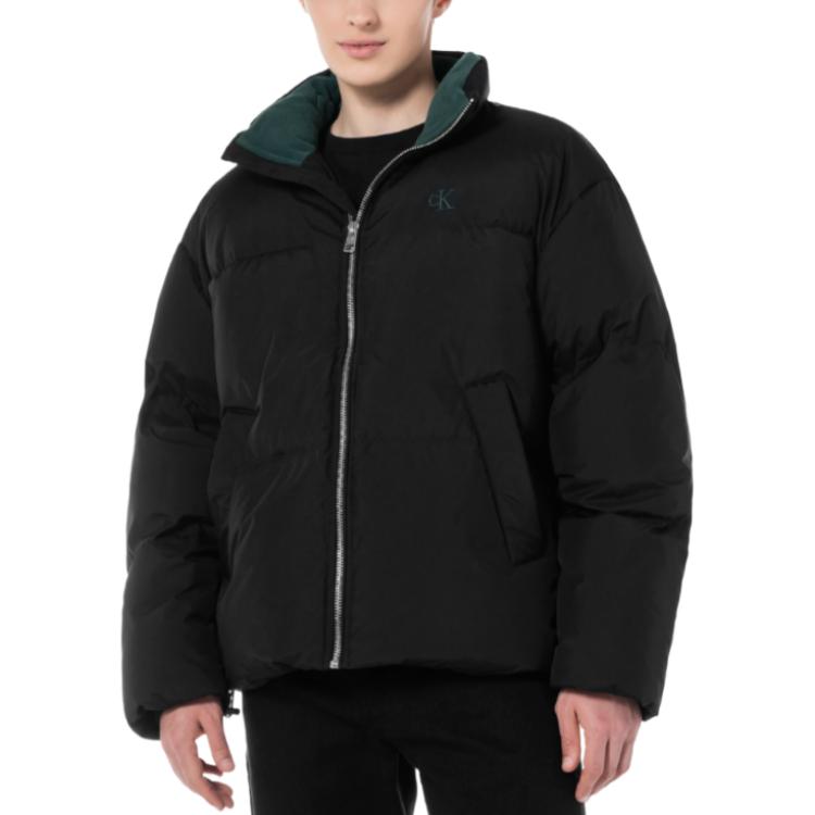 Calvin Klein Casual Comfortable Minimalist Versatile Down Jacket Men Outerwear Black J323234-BEH