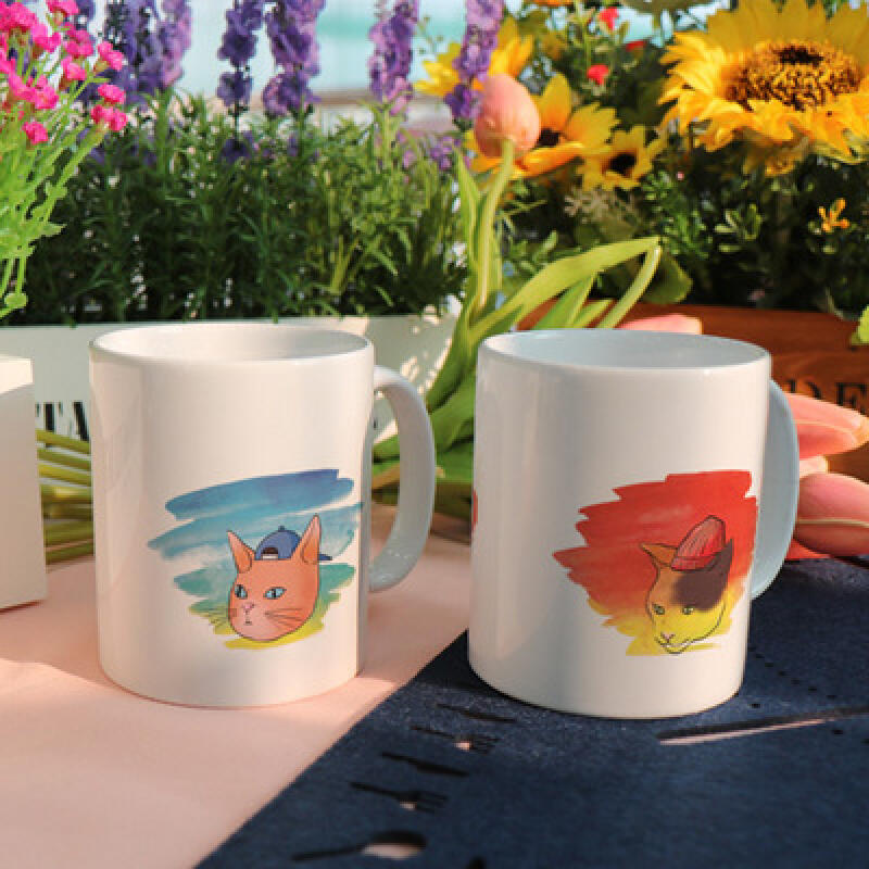 tb069-Design Mug 2p-Watercolor Cat