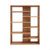 Miniature Bookshelf Wooden Dollhouse Bookcase Multi Compartment Display Rack for BJD