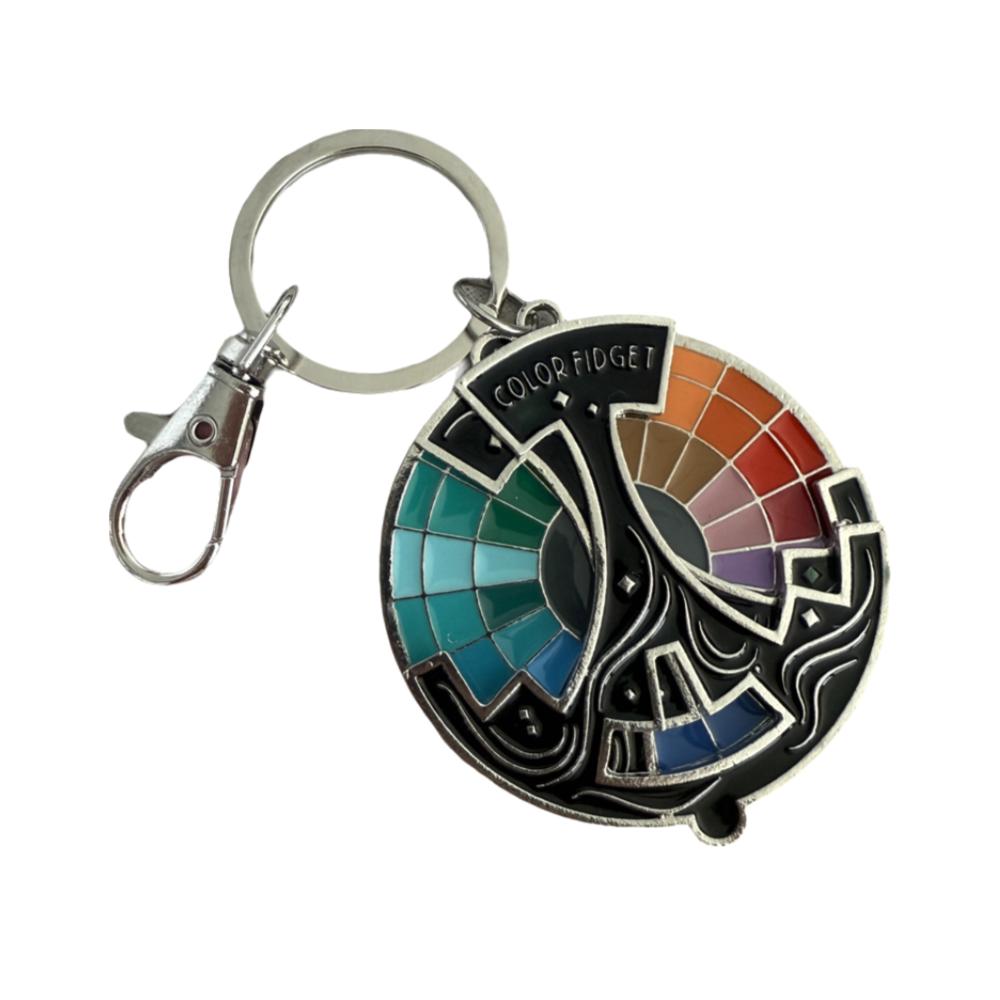 

Брошь Держатель для ключей и Значок и Магнит на холодильник Эмаль Значок для снятия тревоги для художников Keychain