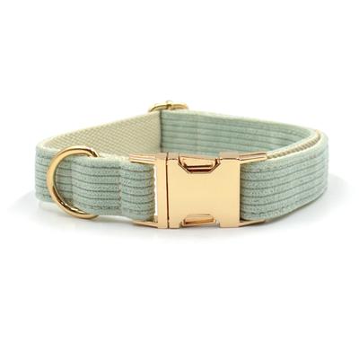 Set de Arnés de Pana para Perro a la Moda con Pajarita, Correa y Soporte para Bolsa de Desperdicios