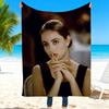 Actor E-Emmanuelle Seigner Blanket Super Warm Comfortable Plush Throw Blanket Child Home Sofa Bedroom Gift