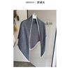 Womens Wool Shawl Scarf Hybrid Wrap Pure Solid Color Warm Winter Accessory OL Style 175cm Length