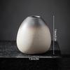 Japanese Ceramic Vase Handmade Retro Flower Vases Simple Mini Bud Vase Wedding Flower Arrangement Living Room Home Decoration
