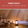 New Camping Light Outdoor Camping Light Tent Light Portable Horse Light Retro Rechargeable Camping Light