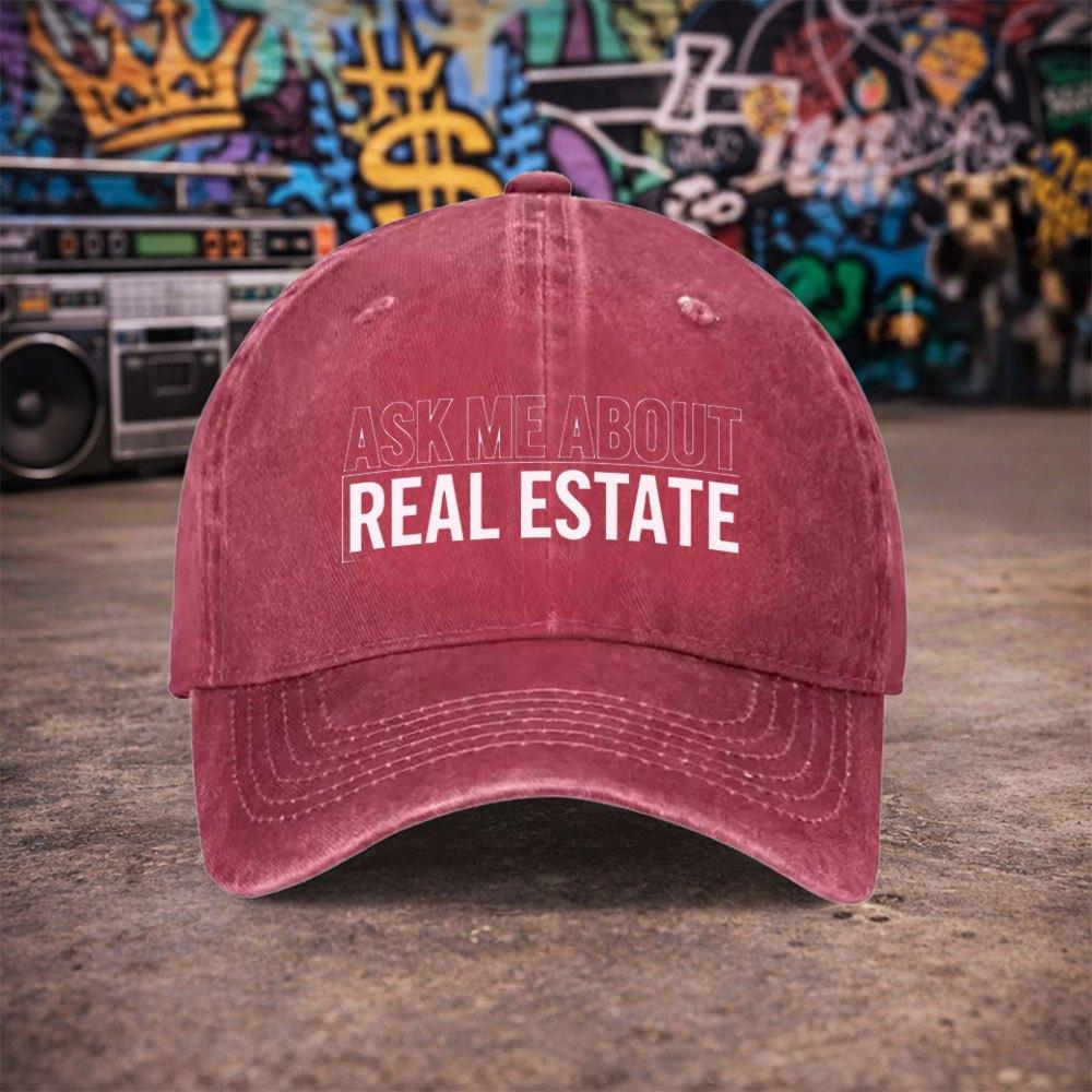Pc Unisex Property Slogan Vintage Washed Baseball Cap UnisexS Trendy Hat Versatile Duckbill Cap Fun Print Unique Birthday