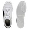 Puma Shuffle Fashion Comfortable Thin Sole Wear-Resistant Low-Top Skate Shoes Unisex Sneakers Black White 309668-38