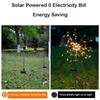 1PC Solar Fireworks Lamp Outdoor Grass Globe Dandelion Flash String Fairy lights 90/120/150/200LED For Garden Lawn Holiday Light