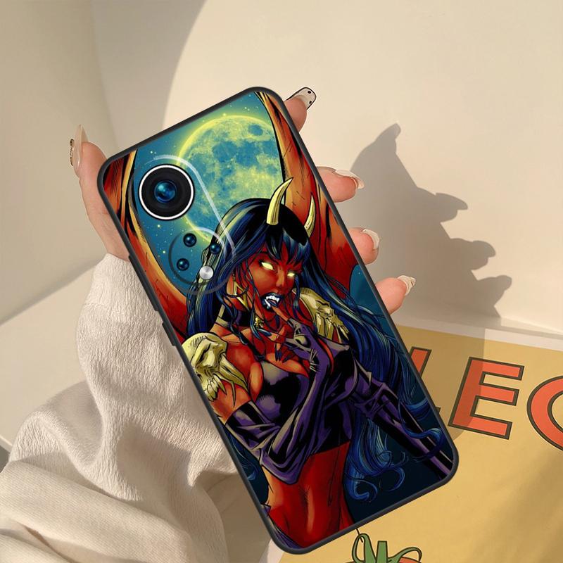 Devil Woman Case For Honor Magic 7 Lite 5 6 8 Pro Cover For Honor 200 400 50 70 90 X8a X8b X9a X9b X9c