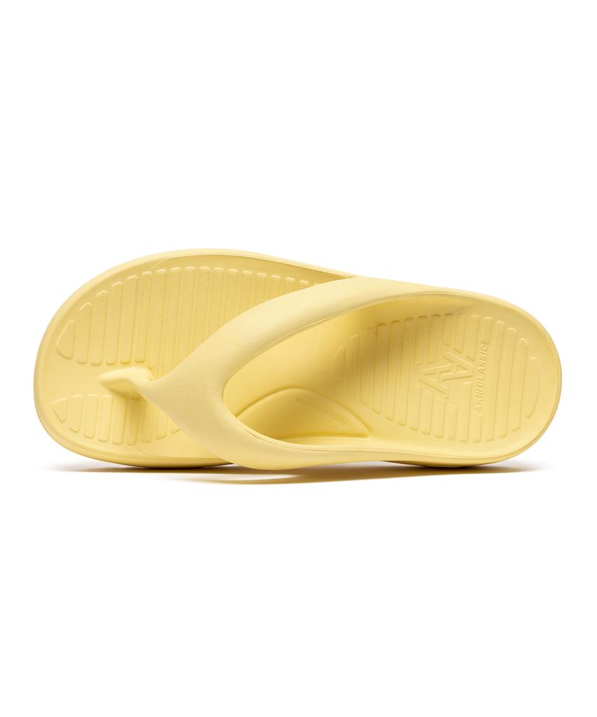 Akiii Classic Arch-Fit Foam Flip-Flops Lemon