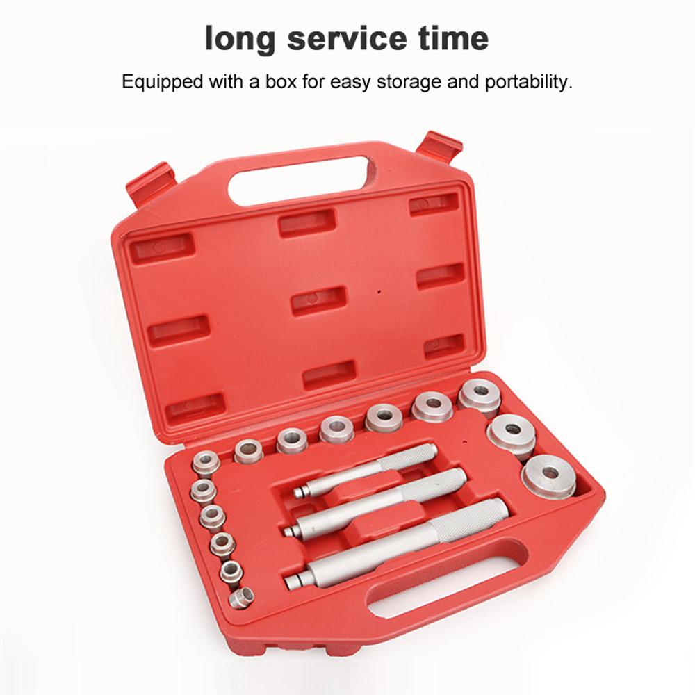 17pcs Small Bearing Extractor Bearing Pads Installation and Disassembly Tools Set Bearings Installer Auto Repairing and