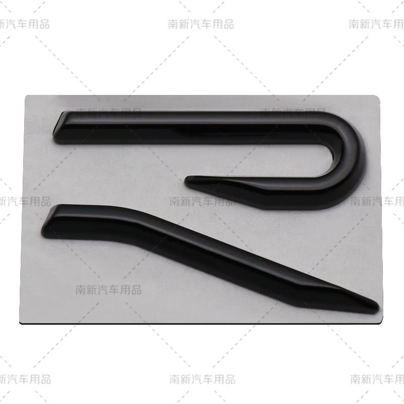 AOYES1 R Logo Emblem Car Metal Body Tail Trunk Sticker Accessories For Volkswagen VW GTI Rline Polo Golf MK8 Touareg Passat Magotan CC