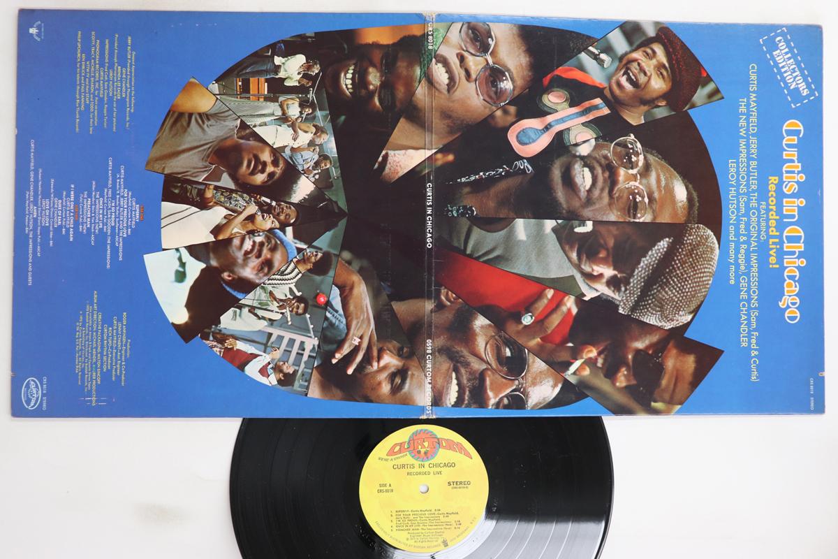 

LP Record CURTIS MAYFIELD - Curtis In Chicago - Recorded Live CRS8018 CURTOM 1973 US Soul/Funk Used