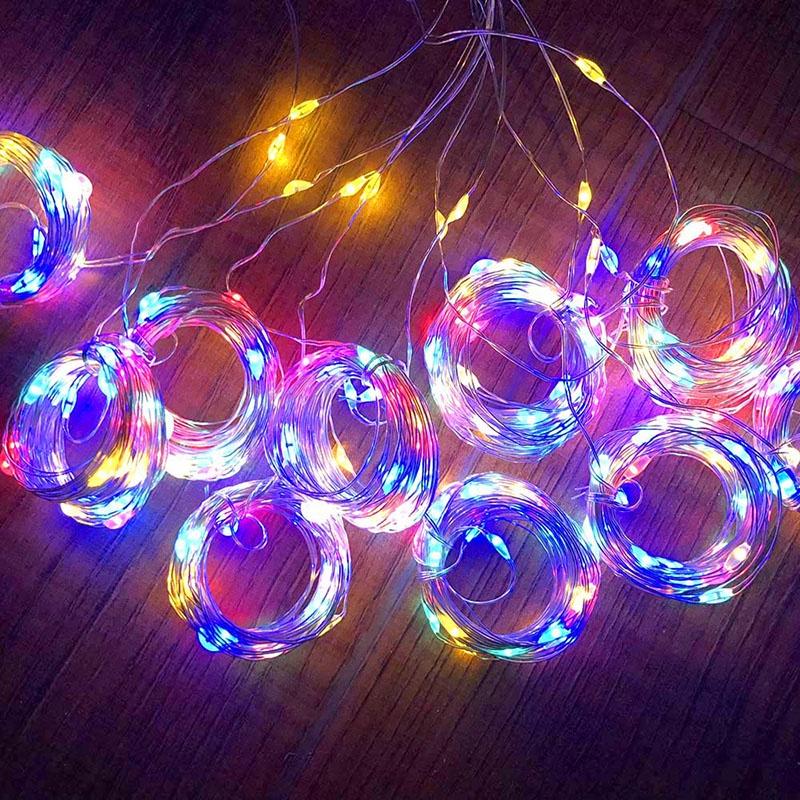 Magical 300 Led Curtain Fairy Hanging String Lights With 8 Glorious Lighting Modes