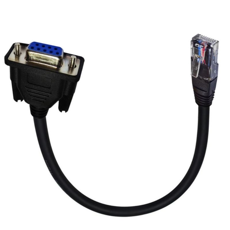 

RS232 to RJ45 Serial Adapter RJ45 to RS232 Consoles Cable for Networking Device Debugging and Configuration 30cm/11.81in