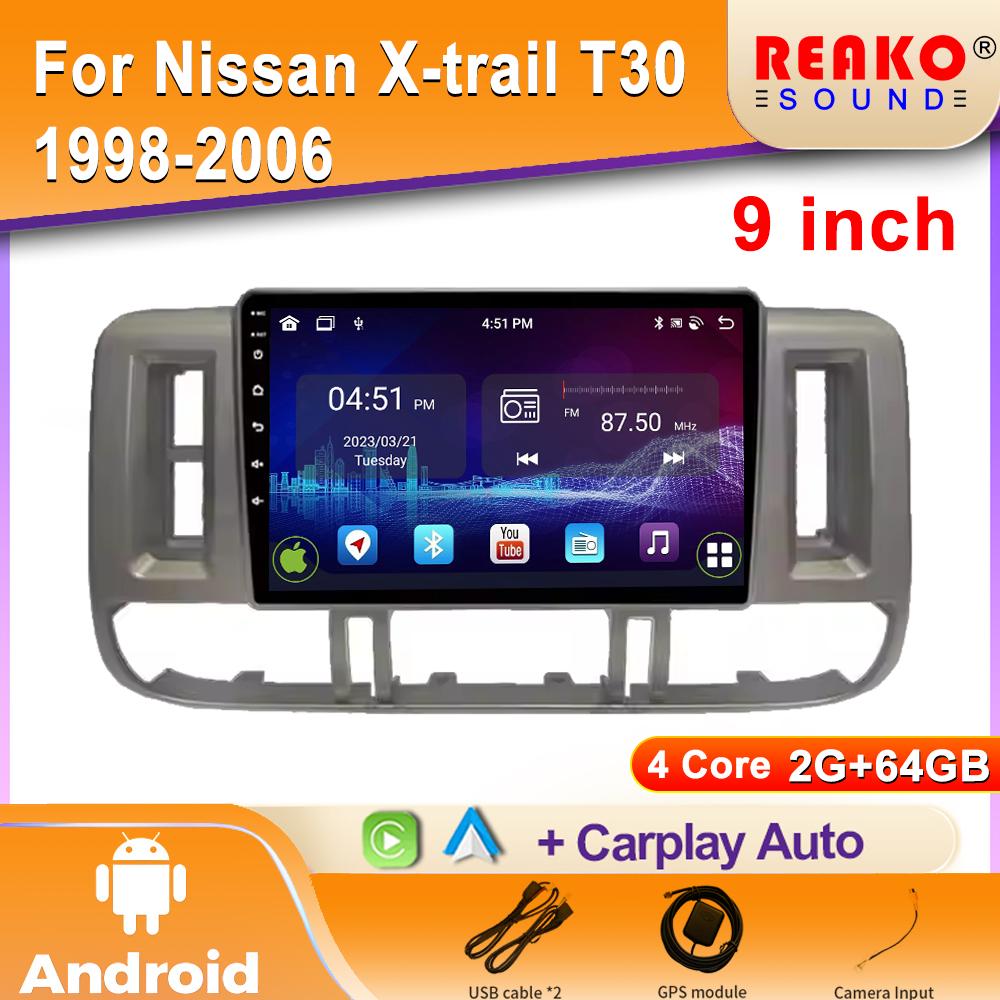 Android Car Radio For Nissan X-trail T30 1998-2006 Video Multimedia Bluetooth Player Navigation GPS Carplay Autoradio