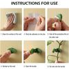 10Pcs Plant Climbing Wall Fixer Leaf Shaped Clips Self-Adhesive Flower Vine Plant Climber Hook Support Home Garden Accessories