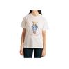 Polo Ralph Lauren Cartoon Letter Round Neck Short Sleeve T-Shirt Women T-Shirts White 211959104-001