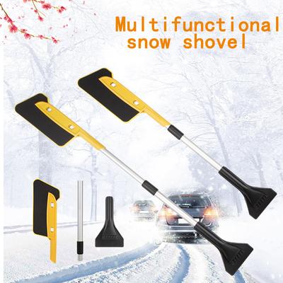 Car EVA Snow Shovel Multifunctional Snow Shovel Long Rod Deicing Ice Sweep Tool Snow Removal Brush For Winter Car Accessories