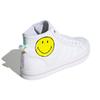 Adidas Neo Bravada Mid Slip Resistant Durable High Top Skate Shoes Women Sneakers White Yellow G54951