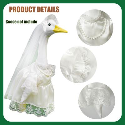 Porch  Pet Costume Wedding  Wedding Dress Gift Day Funny Garden Dress