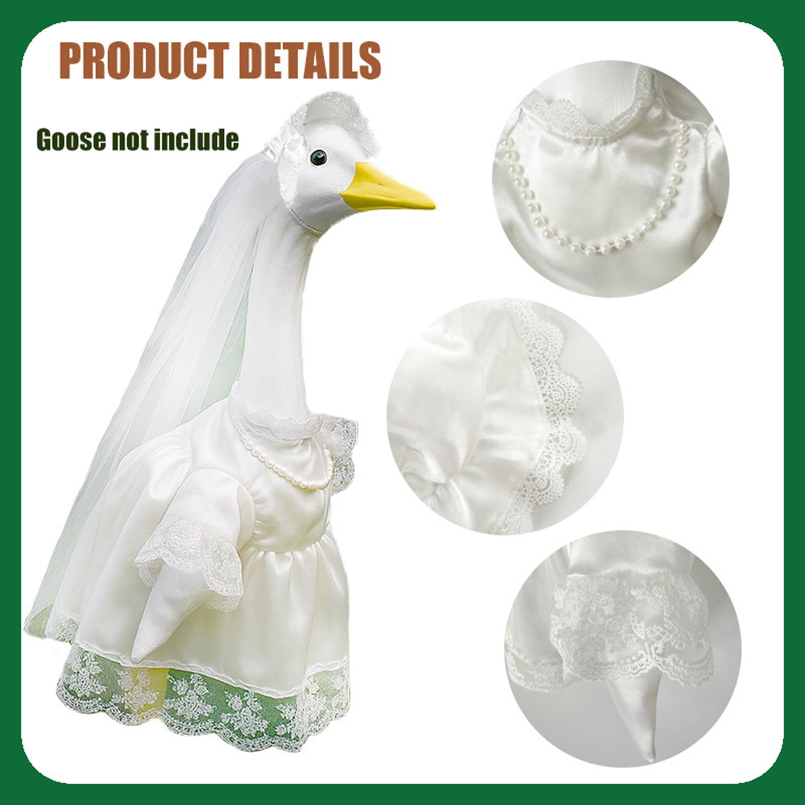 

Porch Pet Costume Wedding Wedding Dress Gift Day Funny Garden Dress One Size белый