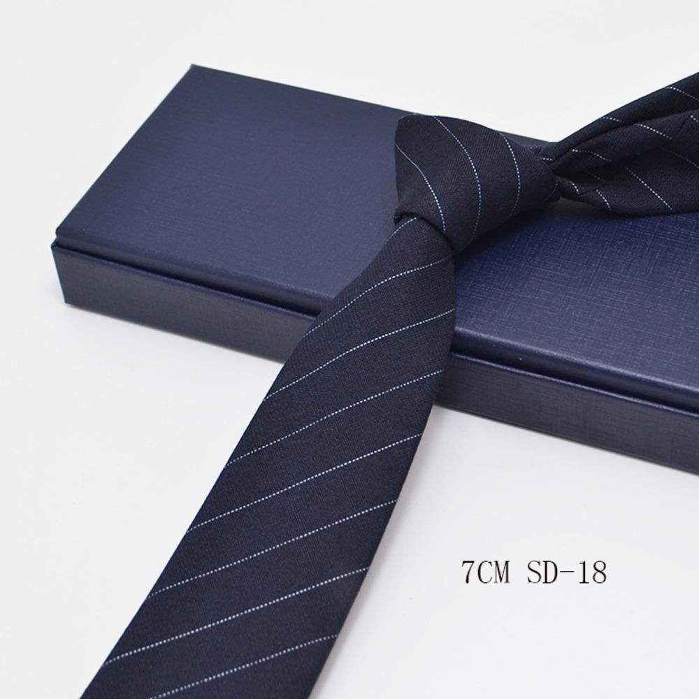 Luxury 7cm Grey Plaid Cotton Neck Ties For Men Soft TR Fabric Red Striped Neckties Casual Ties Wedding Party Groom Cravat Gift