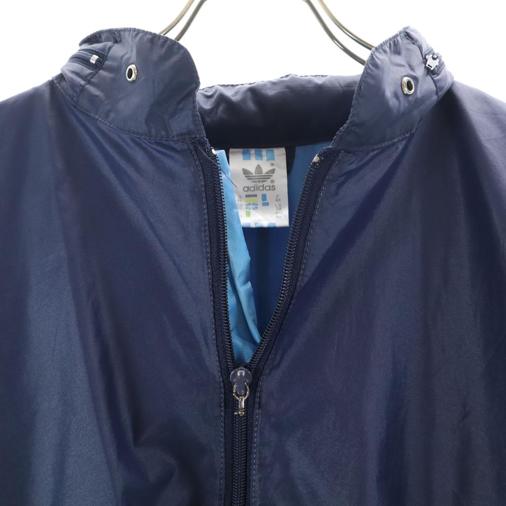 Adidas 80s Vintage International Flag Tag Trefoil Logo Nylon Jacket 38 Men's Used