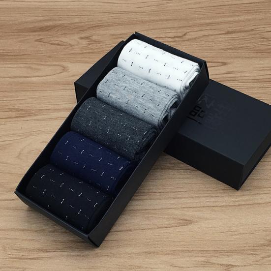 3/5 Perechi Bărbați Primăvară Toamnă Tub Mediu Bumbac Respirabil Șosete Sport Business