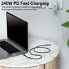 USB4.0 Extension Cable 240W 8K USB C 40Gbps Data Transmission Cable 8K@60Hz Video Cable for Smartphone Laptops