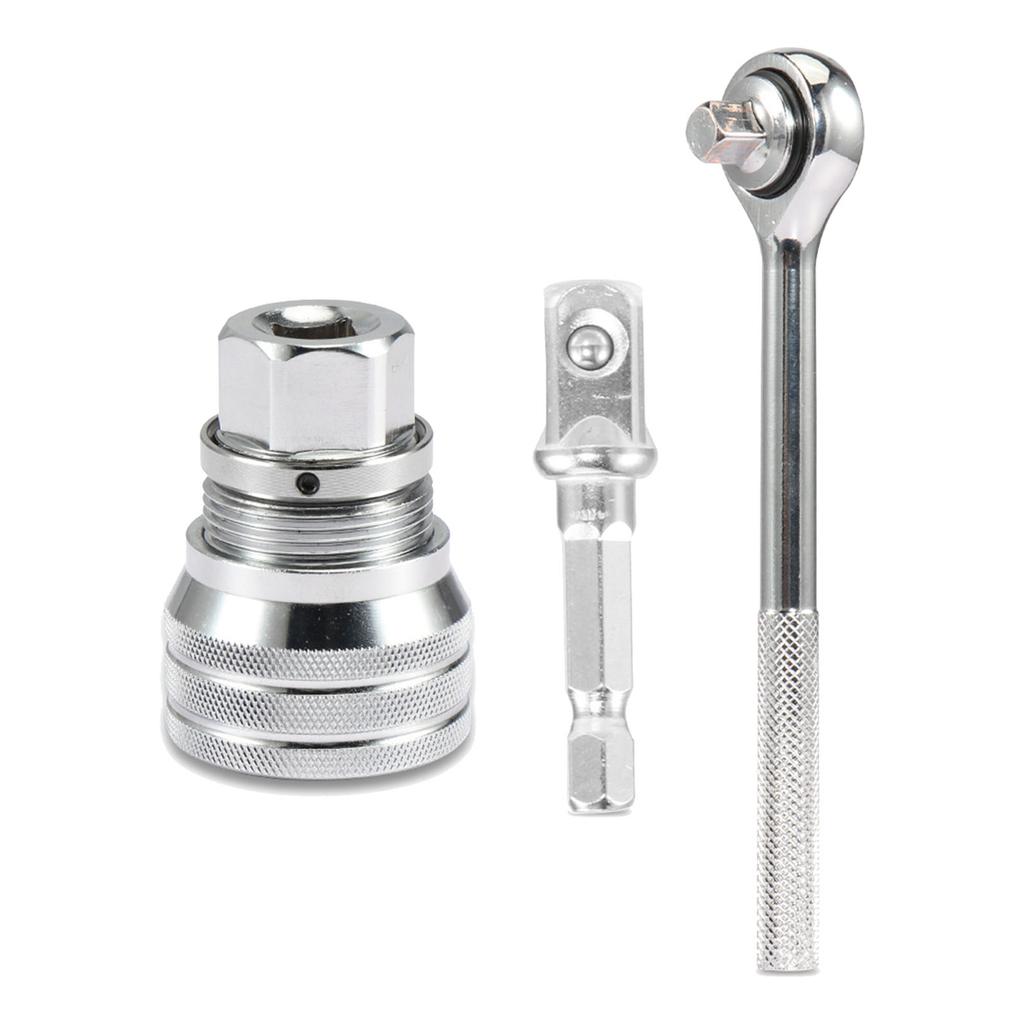 Universal Socket Wrench Set 10?19mm 38 Adapter Adjustable Socket Spanner Tool for Automobile