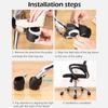5Pcs Pulley Chair Foot Cover Computer Chair Rollers Fixer Office Universal Wheel Protector Wheel Anti-slip Foot Pad