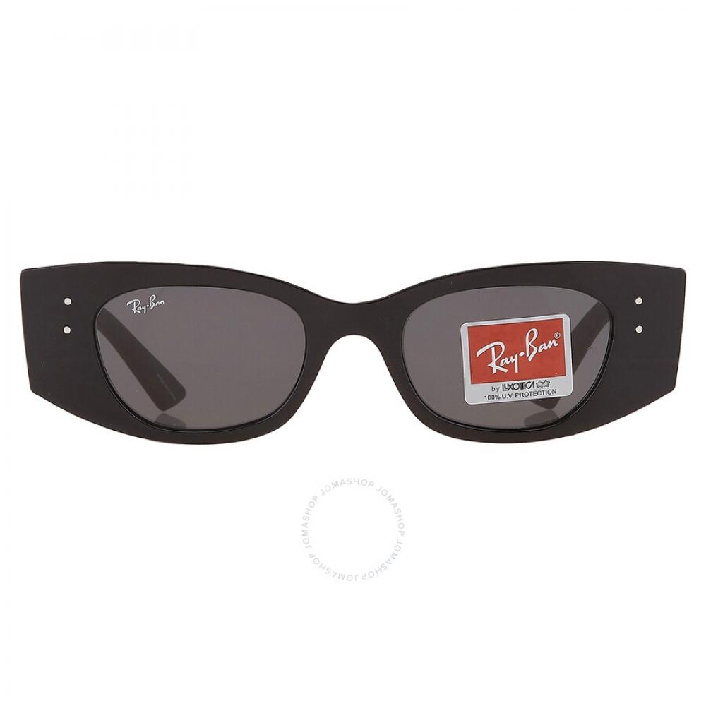 

Ray Ban Kat Bio Based Dark Grey Irregular Unisex Sunglasses RB4427 667787 49