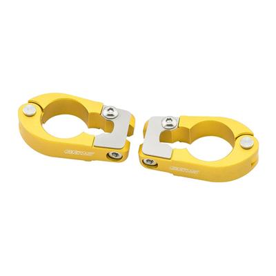 Zoll Kabelhalter Klemme für Honda CT125 Monkey 125 Grom MSX125 ST DAX ZOOMER FORZA PCX Kabelhalter GTR 22,2mm 7/8 (Gelb)