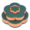 Multi-layer Candy Tray Flower Shape Nut Plate Elegant Dry Fruit Box  Party Supply