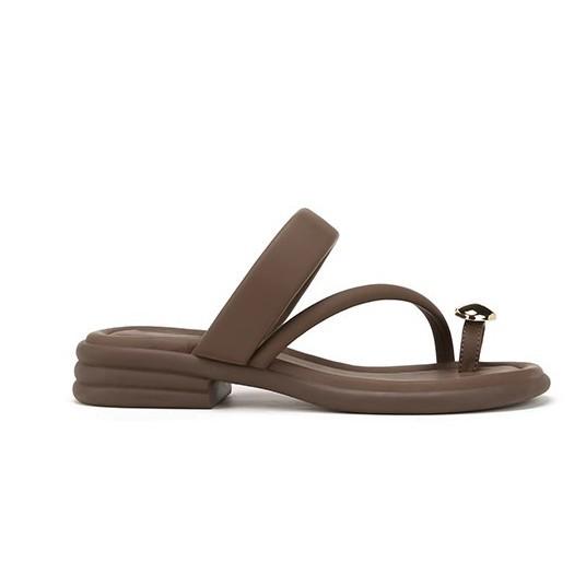 Yuanlitong Sommer neue auf Scheiße treten Gefühl dicksohlige Halb-Mopp Sandalen Damen tragen koreanische Version Zehen vielseitige dicksohlige Sandalen