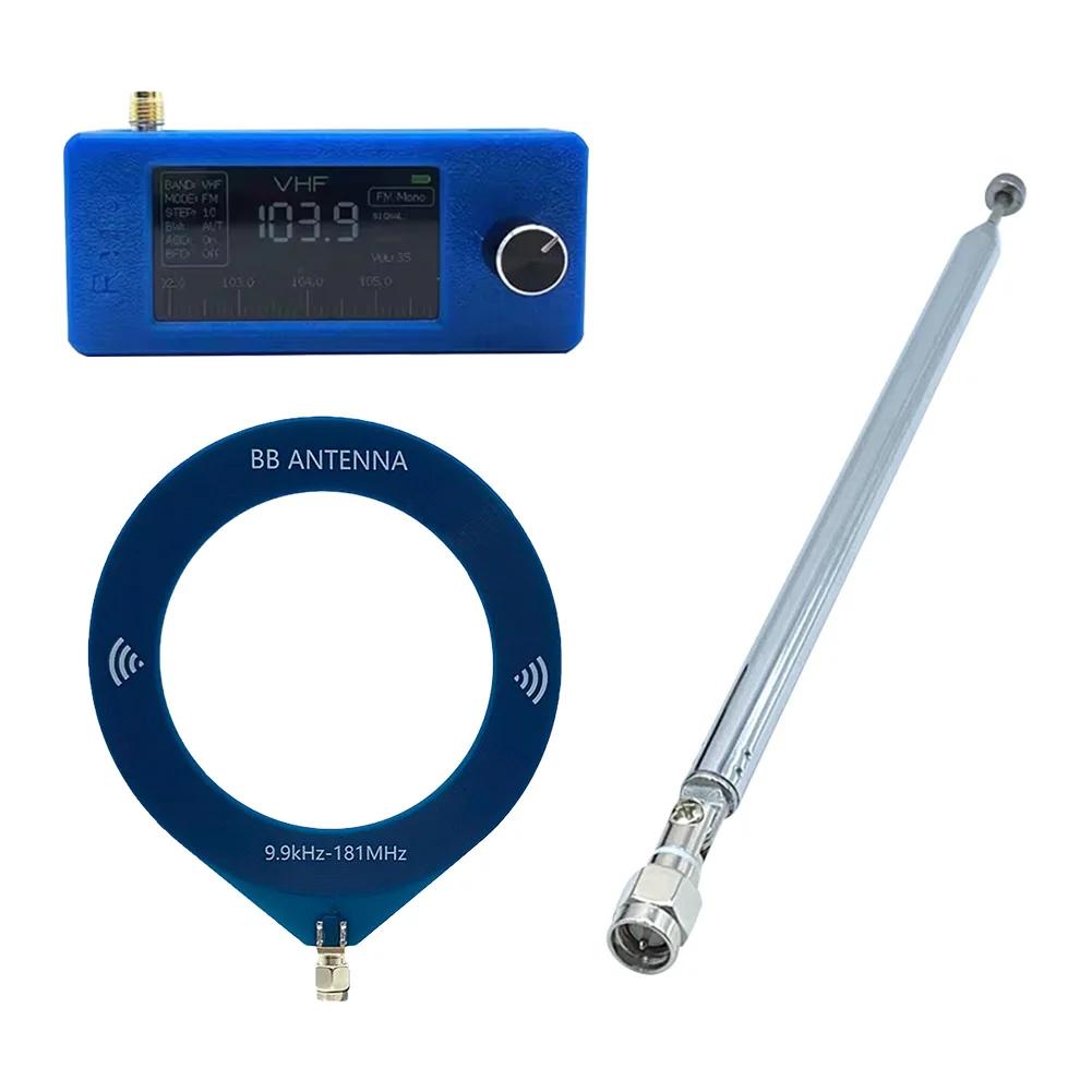 SI4732 0.5-108mhz Portable Radio LSB USB AM FM FM/AM Radio 1.9inch IPS Screen All Band Radio Receiver HF SW MW VHF Radio