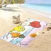 Barbapapa Print Beach Towel, Large Soft Quick Dry Towel for Beach Camping Swimming