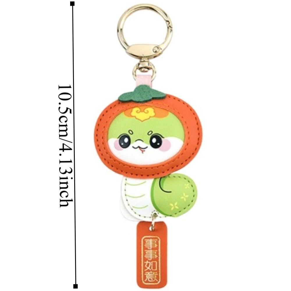 Creative Snake Pendant Chinese Snake Keyring Decoration Snake Year Keychain  Party