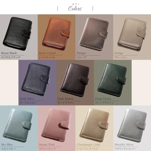 BLUE SINCERE Women's Genuine Leather Bifold Wallet with RFID and Anti-Skimming Features, Large Capacity, 15 Card Slots, Compact Size, and Coin Purse /