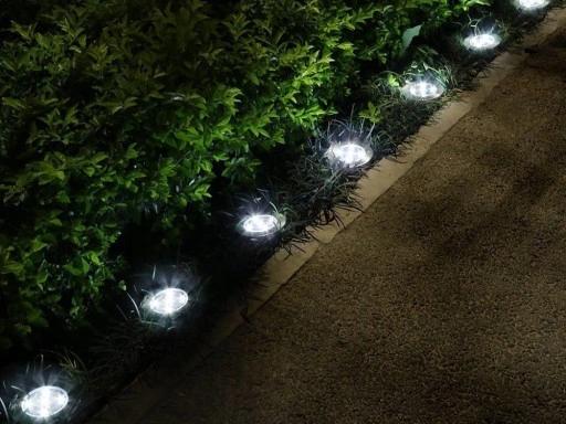 8X Lampa Solarna Ogrodowa Led Wbijana Najazdowa Gruntowa
