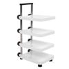 Multifunctional Pan Pot Rack 4 Tier Adjustable Pan Organzier Rack Space Saving Kitchen Storage