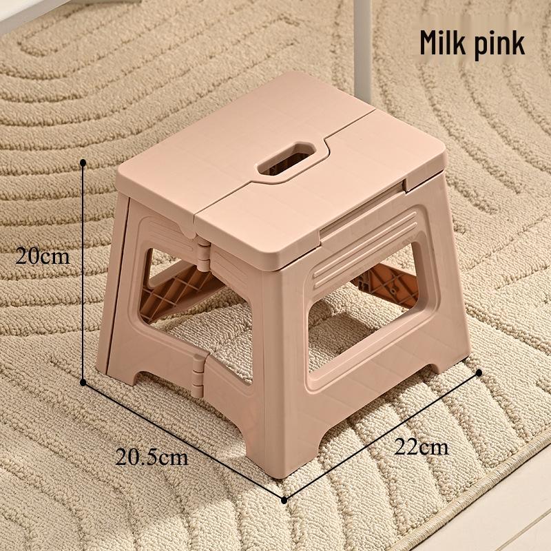 Adjustable Telescopic Folding Portable Plastic Stool for Outdoor Travel, Fishing, and Household Use